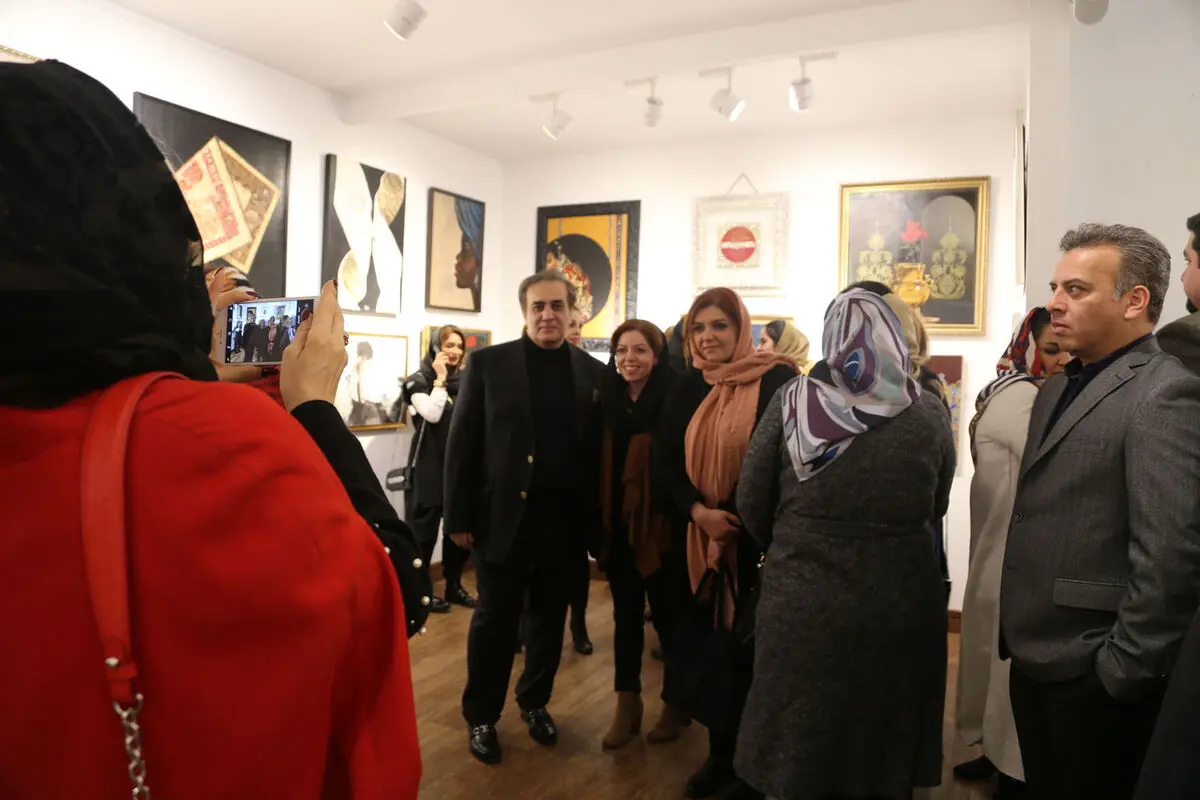 نمایشگاه گروهی شاگردان استاد ایرج شافعی در گالری زمان هنر