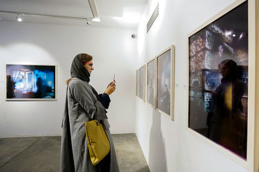 افتتاحیه‌ نمایشگاه نقاشی‌های حسین ژیان در گالری شیرین