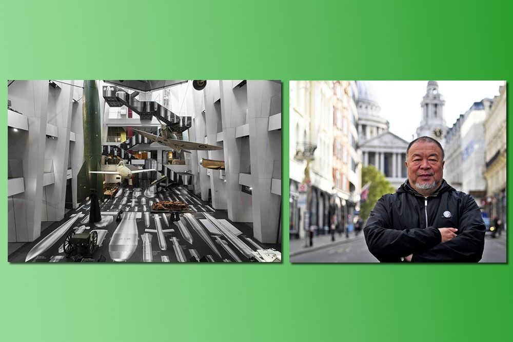 آی وی وی و نمایش تاریخ بمب‌ها در لندن/عکس ها