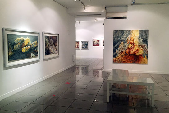 نمایشگاه نقاشی آتش شاه کرمی در گالری ویستا