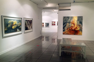 نمایشگاه نقاشی آتش شاه کرمی در گالری ویستا