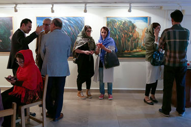 نمایشگاه نقاشی های علیرضا اسماعیلی در گالری گلستان