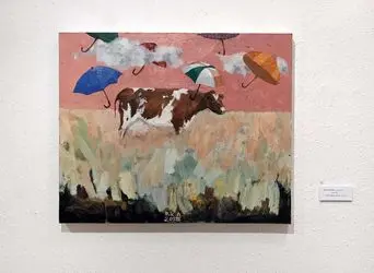 نمایشگاه گروهی نقاشان اردبیل در گالری لاله