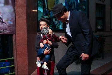 اكران خصوصی فیلم "بچه‌ای با جوراب قرمز" در سینما فلسطین