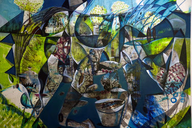 نمایشگاه آثار ناصر عزیزی در آرت سنتر باغ