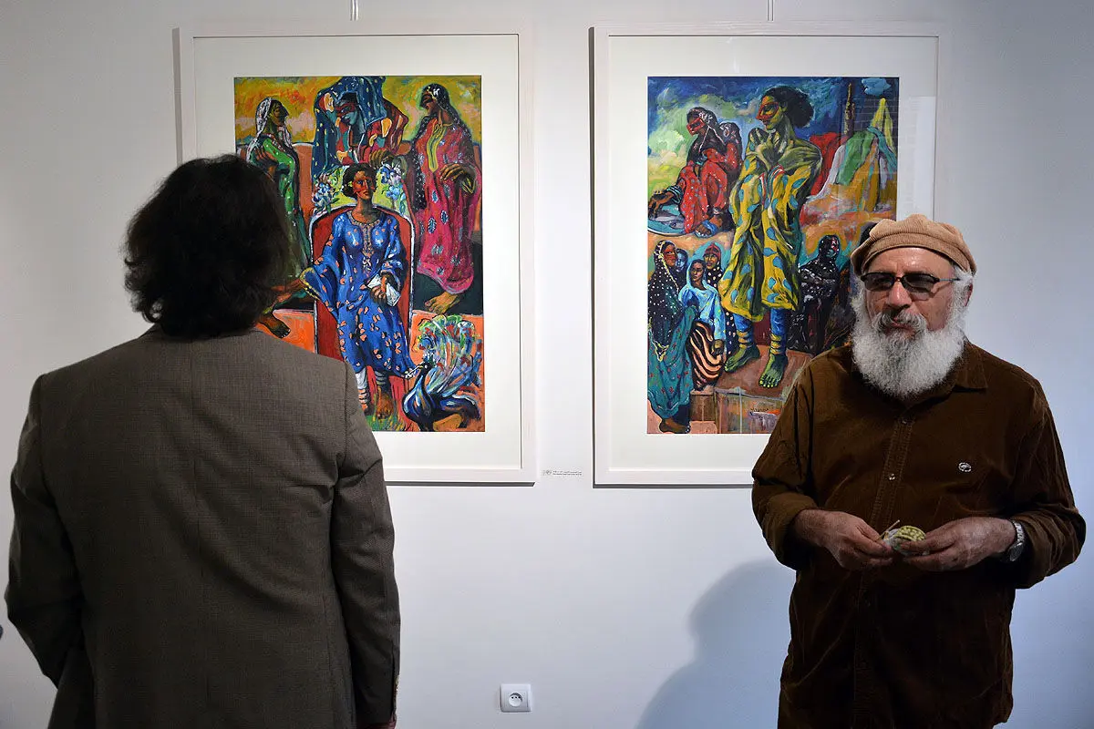 نمایشگاه گروهی آثار فیگوراتیو بزرگان هنر ایران در گالری فرمانفرما