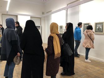 نمایشگاه آثار مسلم علم‌زاده و حسن روح‌الامین در باغ موزه هنر ایرانی