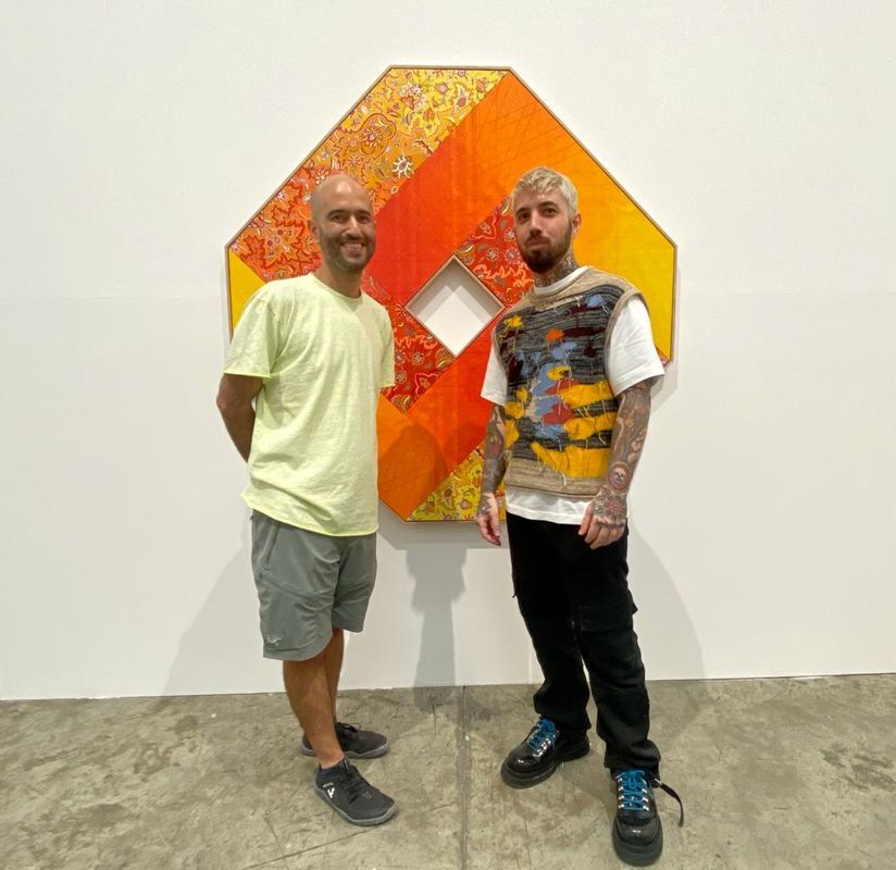 نیما نبوی و جیسون سیف در The Third Line Gallery دبی | Nima  Nabavi and Jason Seife at The Third Line Gallery