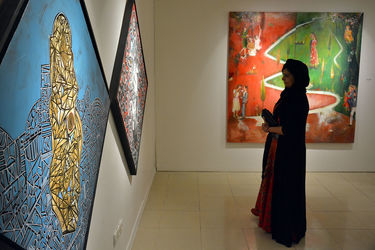 نمایشگاه گروهی نقاشی‌های هنرمندان متولدین دهه 40 در گالری ژاله