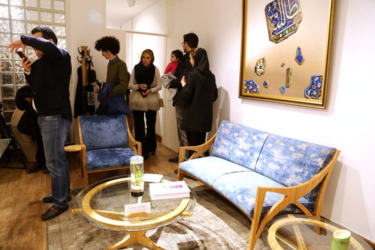 افتتاحیه نمایشگاه بیژن شافعی در گالری زمان هنر