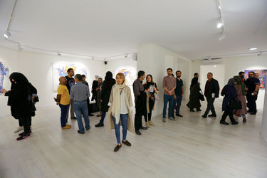 نمایشگاه نقاشی های نیلوفر قادری نژاد در گالری ساربان