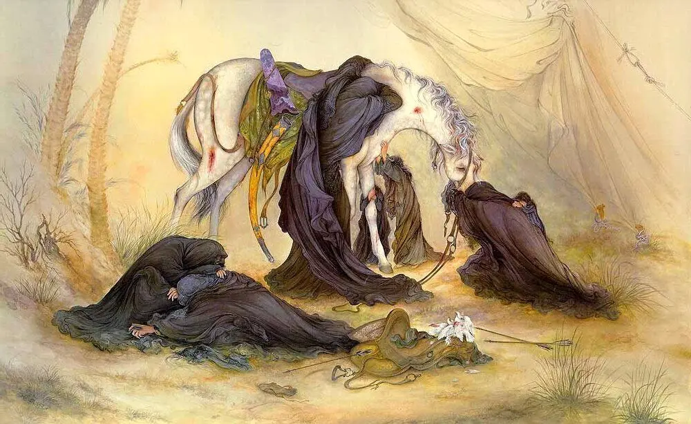 Farshchian’s “Evening of Ashura” perfect expression of grief 