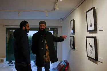 نمایشگاه طراحی سعید امکانی در گالری گلستان