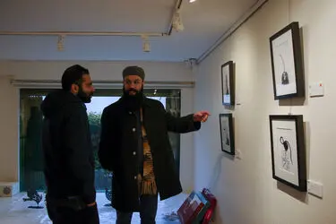 نمایشگاه طراحی سعید امکانی در گالری گلستان