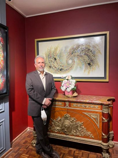 جعفر علی سروی همپا و آشوب ۹ در گالری ترانه باران