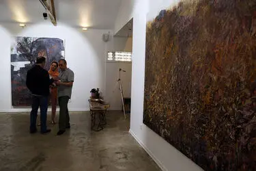 نمایشگاه آثار کریم نصر در گالری بن