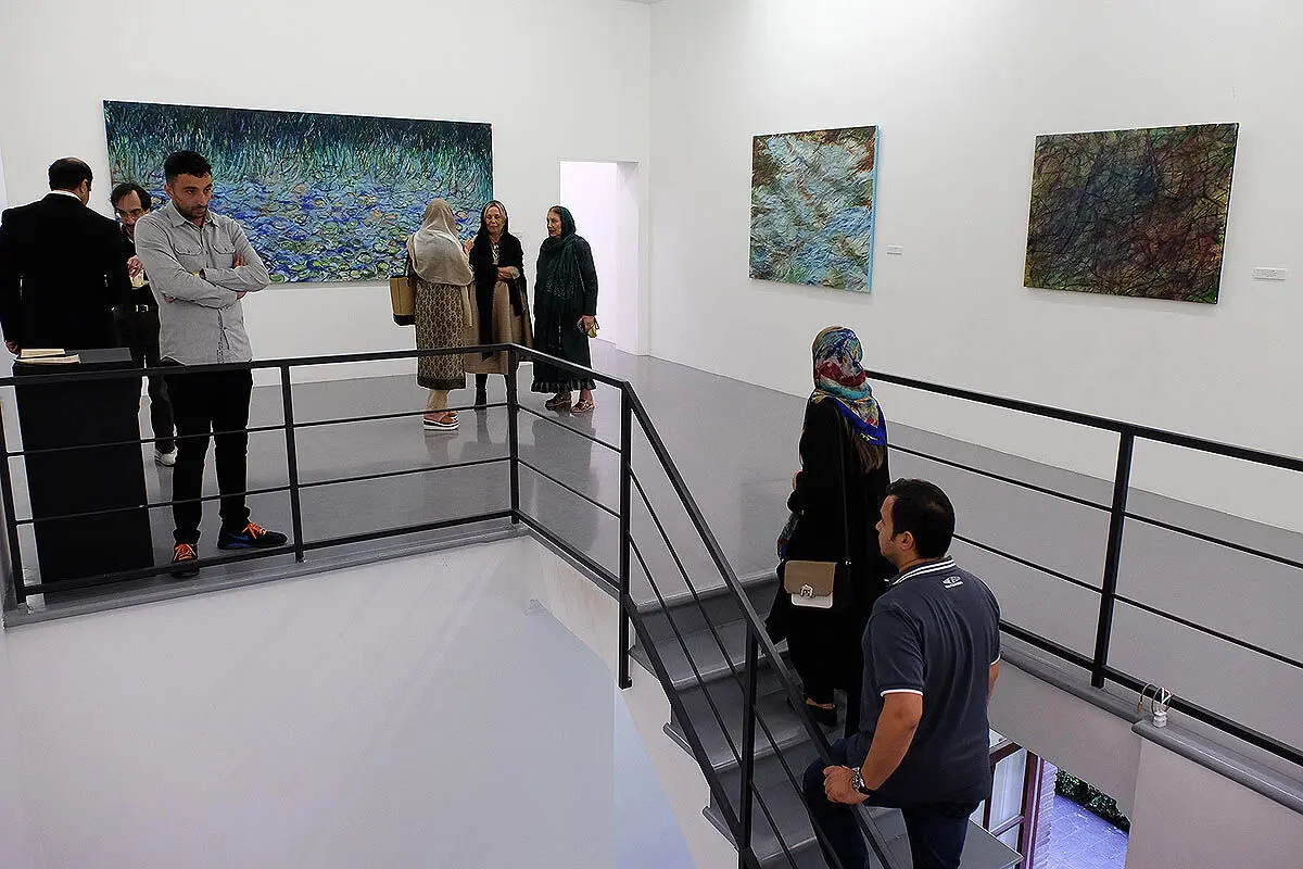 نمایشگاه آثار پریناز علیش در گالری اعتماد باغ نگارستان