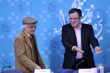 نشست خبری فیلم سینمایی خفه‌گی در روز هشتم جشنواره فیلم فجر در کاخ جشنواره (1)