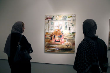 نمایشگاه نقاشی ساناز دزفولیان در گالری طراحان آزاد