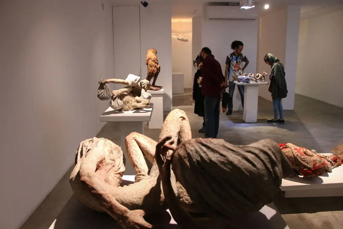 نمایشگاه مجسمه مهری موسوی منفرد در گالری سایه