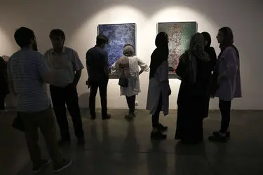 نمایشگاه نقاشی آناهیتا غضنفری در گالری شیرین