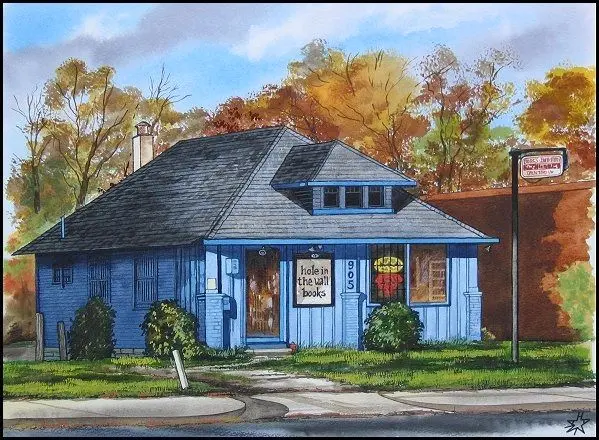 کتاب مورد علاقه خود را از حفره این دیوار پیدا کنید/ عکس