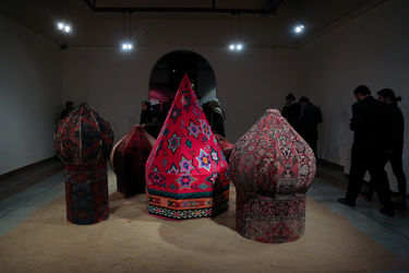 افتتاحیه دهمین جشنواره بین‌المللی تجسمی فجر در موسسه صبا فرهنگستان هنر