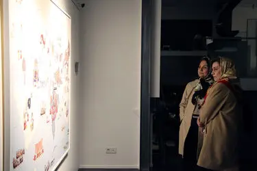 نمایشگاه آثار نیومدیای اشکان حسینی در گالری ایوان