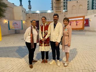 لوباینا هیمید و ماگدا استوارسکا در بنیاد هنر شارجه | Lubaina Himid and Magda Stawarska at Sharjah Art Foundation