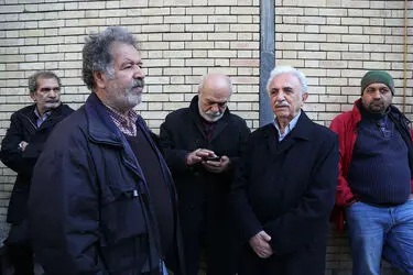 تشییع پیکر پیام صابری در خانه سینما