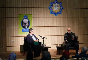 جشن امضای کتاب گفتگوی آیدین آغداشلو و عباس کیارستمی