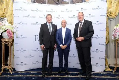 Pouya Rad & General Manager of Faber-Castell conservations in Tehran