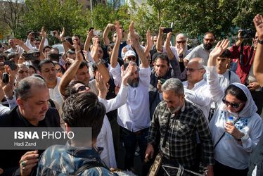 مراسم تشییع پیکر ناصر تقوایی