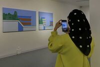 ببینید: مهدی حسینی و تن های متفاوت آبی در گالری هور