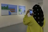 ببینید: مهدی حسینی و تن های متفاوت آبی در گالری هور