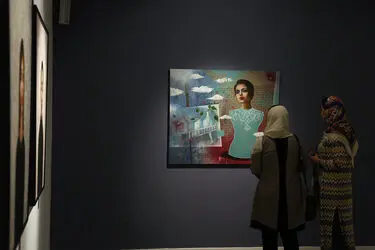 نمایشگاه نقاشی‌های ندا اعظمی در گالری ویستا