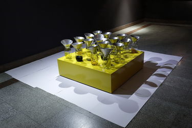 آثار چیدمان دهمین جشنواره تجسمی فجر در موسسه فرهنگی هنری صبا