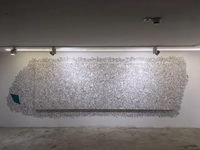 نمایشگاه نقاشی­‌ های علی رضوی با عنوان «اشکال دینامیک» در گالری زیرزمین دستان