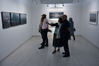 نمایشگاه نقاشی های سامان فرهنگی در گالری دید