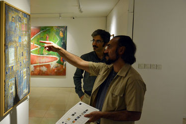 نمایشگاه گروهی نقاشی‌های هنرمندان متولدین دهه 40 در گالری ژاله