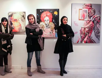 گزارش یک غوغای «قرمز» در گالری نگر