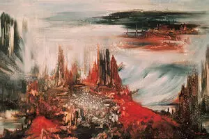 Tehran cultural center opens with new painting by Iran Darrudi