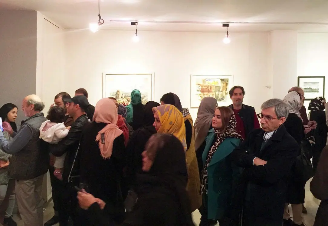نمایشگاه آثار نقاشی آبرنگ نگاران ایران در گالری لاله