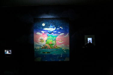 نمایشگاه آثار شکوفه خرم‌رودی و تابا فجرک در گالری زیرزمین دستان