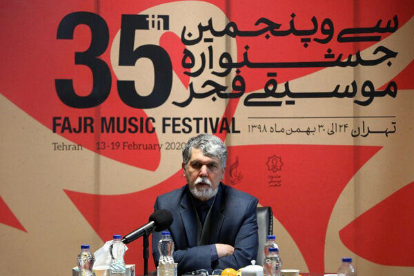 Culture minister praises Fajr music festival for good discipline