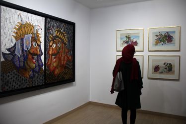 نمایشگاه گروهی مصورنامه  در گالری زیر زمین دستان