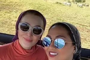 خانم هابازیگر و بوسه های زرافه/عکسها