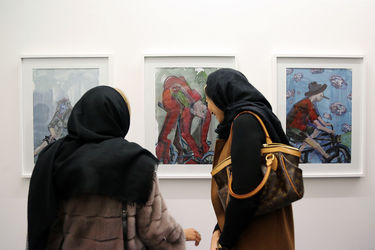 افتتاحیه نمایشگاه آثار رامتین زاد در گالری اعتماد