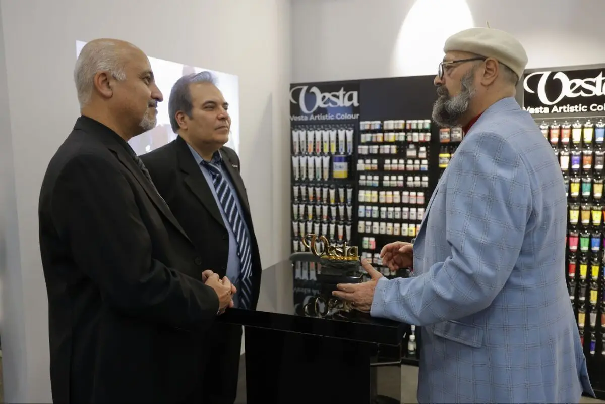 Vesta Color at the first Tehran Art Fair