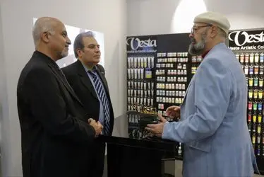 Vesta Color at the first Tehran Art Fair